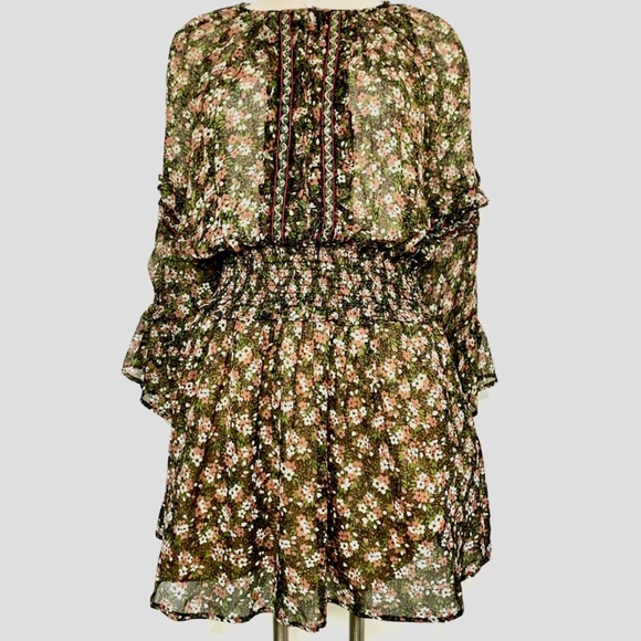 Zara Floral Beaded Dress - Picture 2 of 4